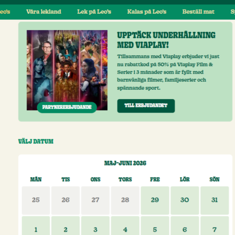 Booking flow — time slot